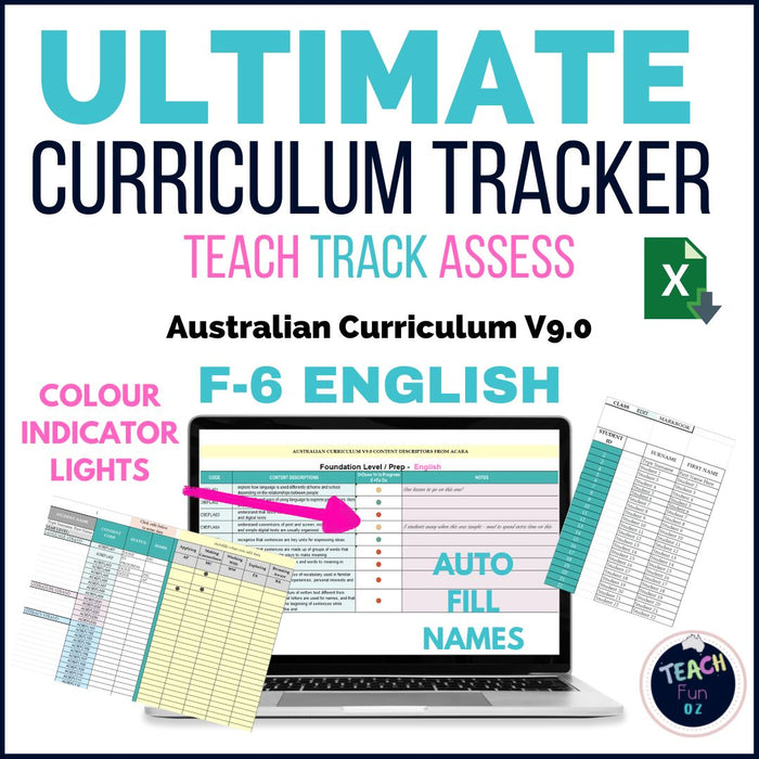 English Australian Curriculum V9.0 Trackers F-6 Whole School License