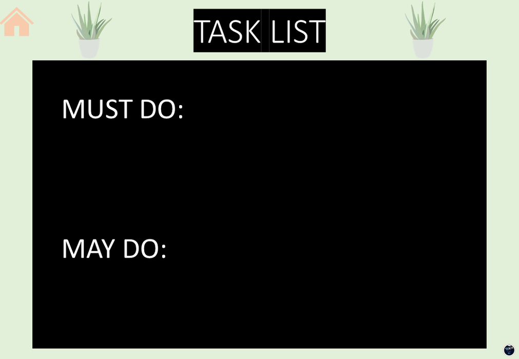 House Plants - Ultimate Teacher Dashboard Editable Daily Agenda Slides and Timers
