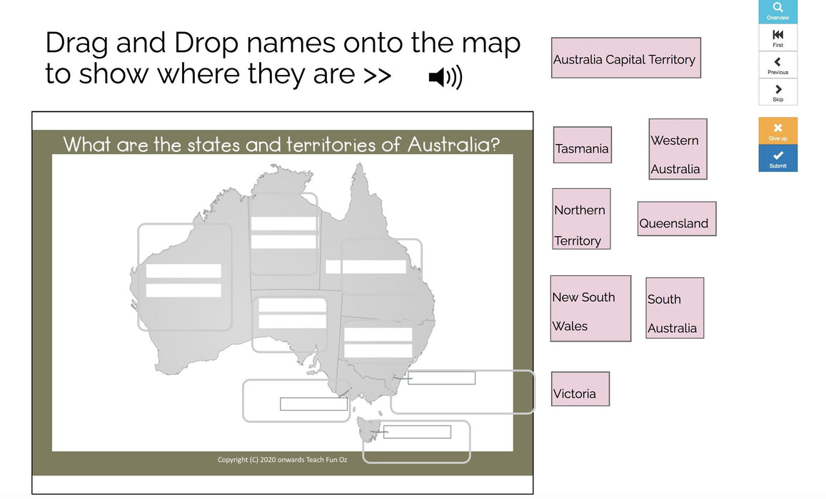 Australia and Its Neighbours Virtual Excursion 77 Digital Cards Grade 3 Boom Deck - Teach Fun Oz Resources