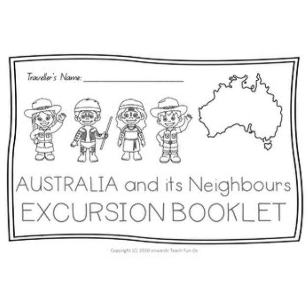 AUSTRALIA and its Neighbours Year 3 Units HASS Powerpoint Virtual Field Trip 107pg - Teach Fun Oz Resources