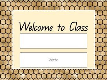 Bees Classroom Decor- Bee Golden Hive Theme 375 Page Bundle Editable Text Labels - Teach Fun Oz Resources