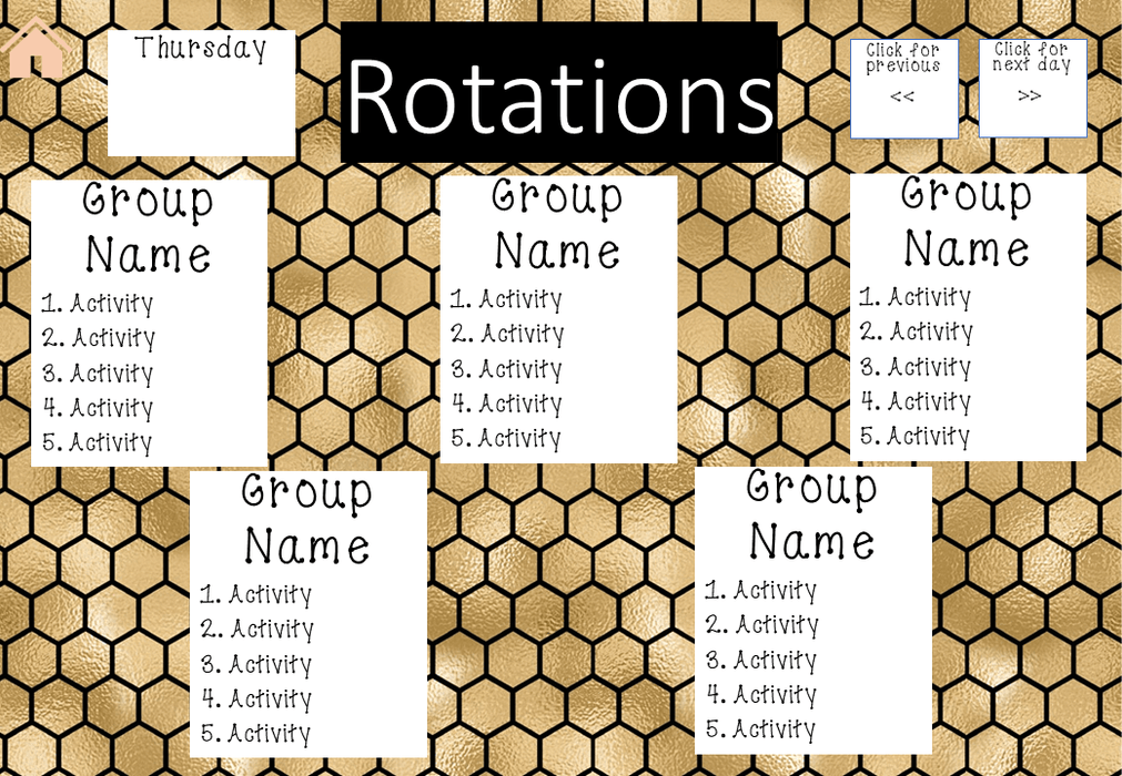 Bees - Golden Hive - Ultimate Teacher Dashboard Editable Daily Agenda Slides and Timers - Teach Fun Oz Resources