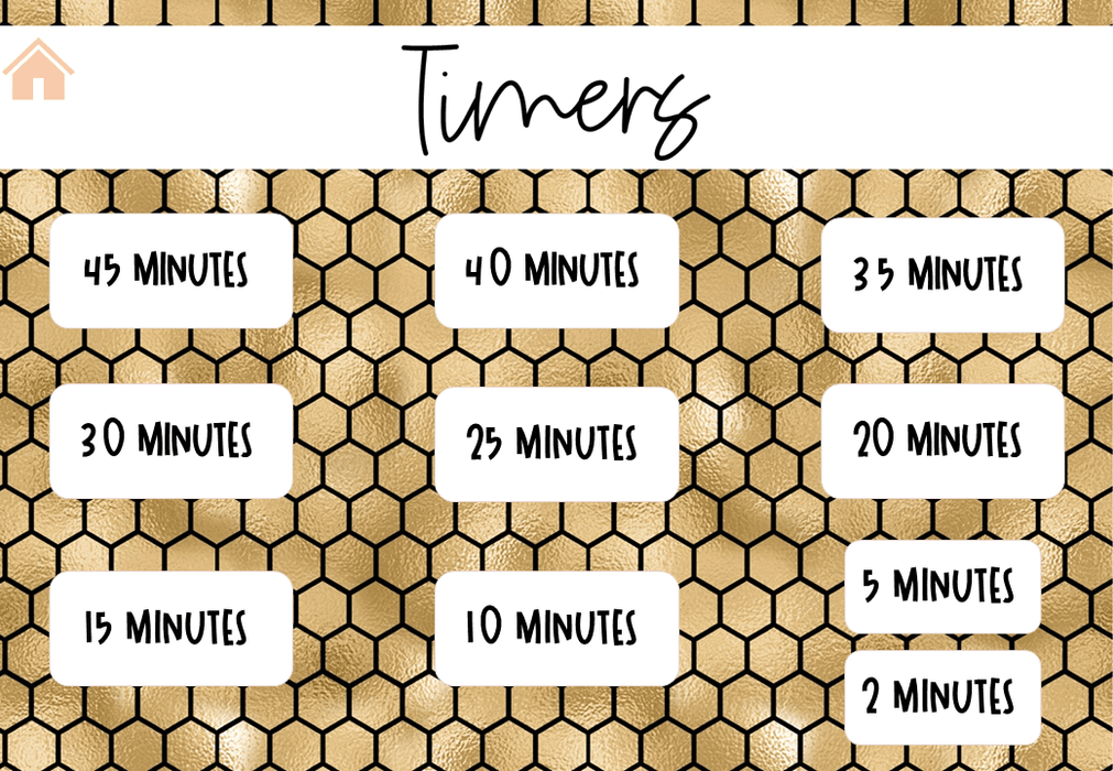Bees - Golden Hive - Ultimate Teacher Dashboard Editable Daily Agenda Slides and Timers - Teach Fun Oz Resources