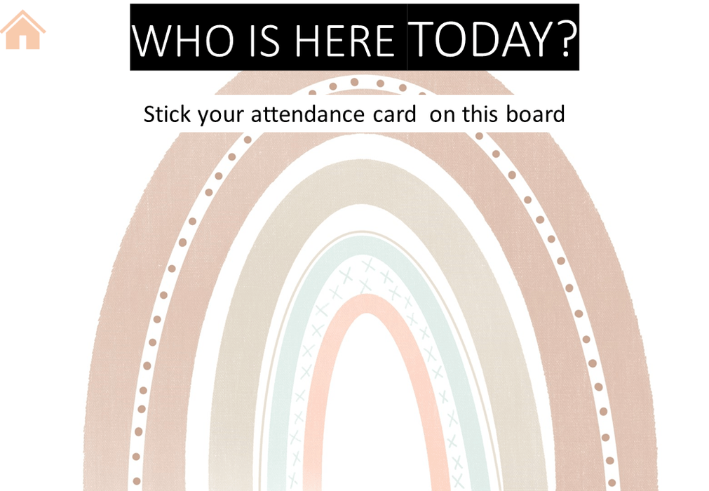 Boho Rainbow Pink - Ultimate Teacher Dashboard Editable Daily Agenda Slides and Timers - Teach Fun Oz Resources