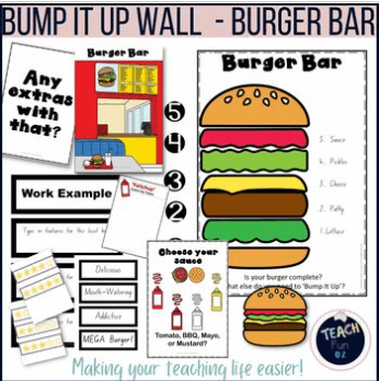 Bump It Up Wall Bundle - Food Trucks Set of 3 - Visible Learning Display - Teach Fun Oz Resources