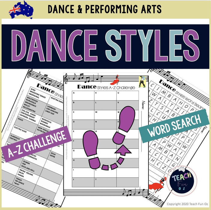 Dance Bundle - Dance Teacher Get Started Kit - Teach Fun Oz Resources