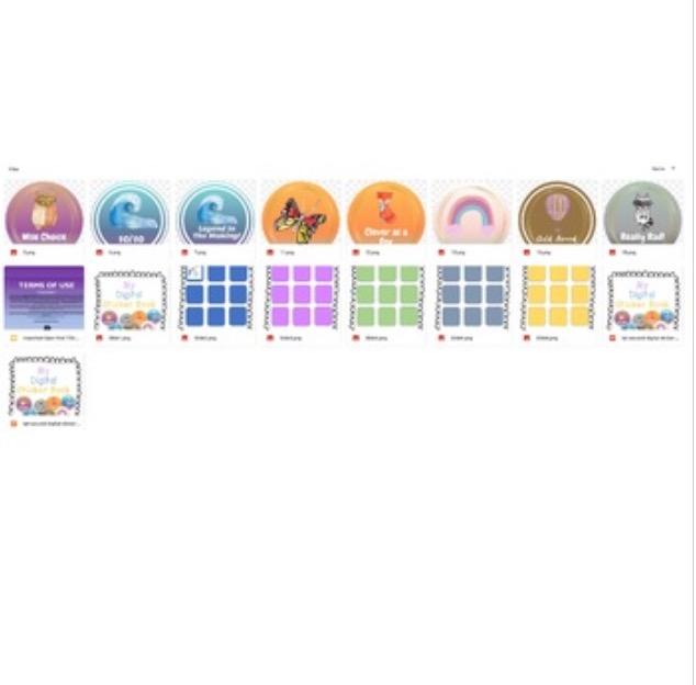 Digital Sticker Book with 8 Sticker Starter Pack for Home School Distance Seesaw - Teach Fun Oz Resources