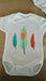 Elske Orange-Mint-Teal Feather 100% Cotton Baby Onesies Short Sleeve - Select Size - Teach Fun Oz Resources