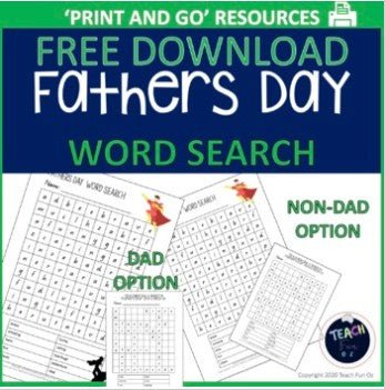 Fathers Day Card Craft Activity Value Bundle - father's day activities - Teach Fun Oz Resources