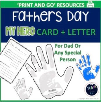 Fathers Day Card Craft Activity Value Bundle - father's day activities - Teach Fun Oz Resources