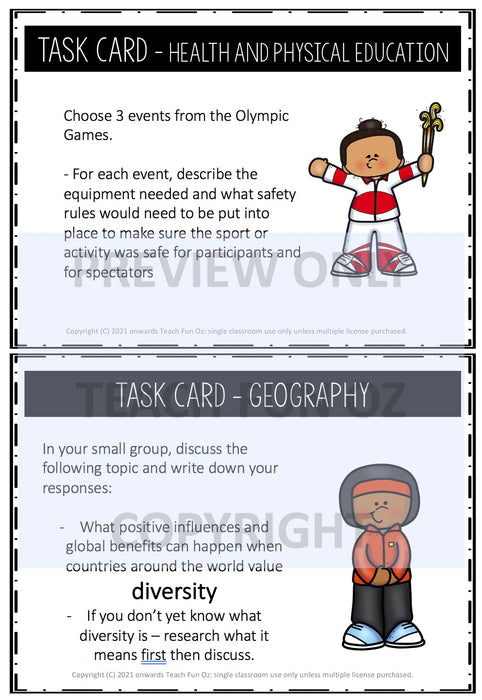 Commonwealth Games 2022 Themed Unit Print or Digital Activities - Birmingham UK