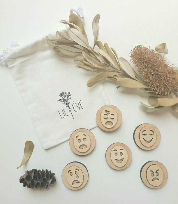 Kids Emotion Play Dough Stamps - Lil Eve Set of 6 - Teach Fun Oz Resources