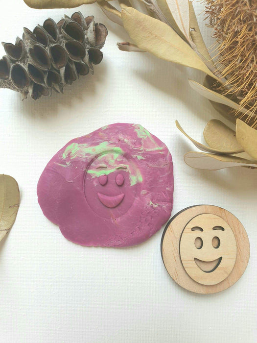 Kids Emotion Play Dough Stamps - Lil Eve Set of 6 - Teach Fun Oz Resources