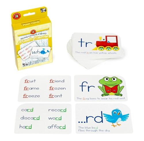 Learning can be Fun Flashcards Blending Consonants and Digraphs for 5 years+ - Teach Fun Oz Resources
