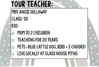 Meet the Teacher Template Editable Slideshow | BLUE BOHO RAINBOW - Teach Fun Oz Resources