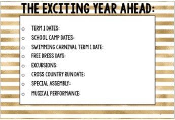 Meet the Teacher Template Editable Slideshow | Open House | GOLD STRIPES - Teach Fun Oz Resources