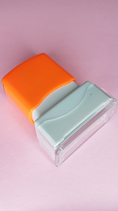 Nailed It - Teacher Stamp Small Rectangular - orange ink - Teach Fun Oz Resources
