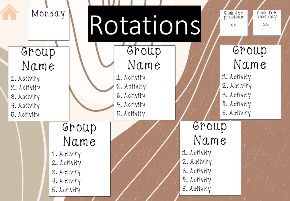 Neutral Geo - Ultimate Teacher Dashboard Editable Daily Agenda Slides and Timers - Teach Fun Oz Resources