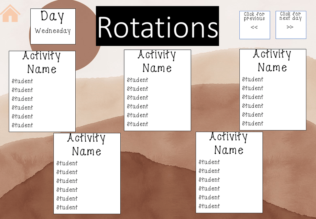 Neutral Moon - Ultimate Teacher Dashboard Editable Daily Agenda Slides and Timers - Teach Fun Oz Resources