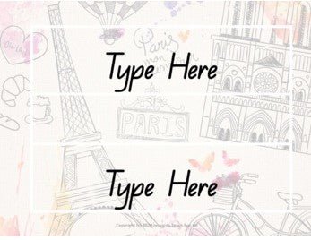 Paris France French Decor 376 Pages MEGA Pack Editable Text Eiffel Tower - Teach Fun Oz Resources