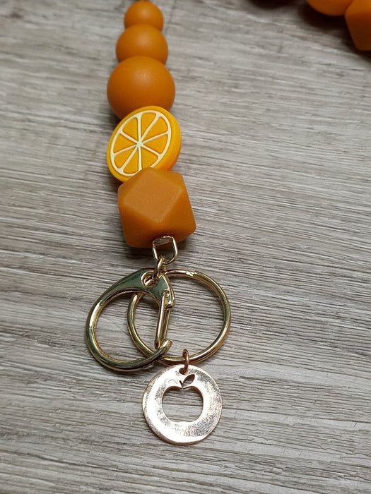 Teach Inspire Grow Metallic Teacher Lanyards Necklaces Key Holders - Choose Style - Teach Fun Oz Resources
