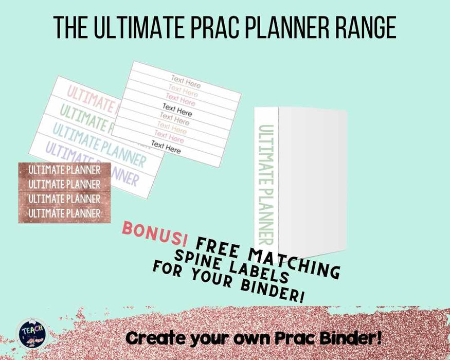 The Ultimate Prac Teacher Planner for pre service practicums printable - Australian based resources - Teach Fun Oz Resources