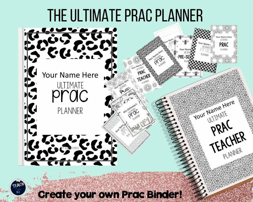 The Ultimate Prac Teacher Planner for pre service practicums printable - Australian based resources - Teach Fun Oz Resources