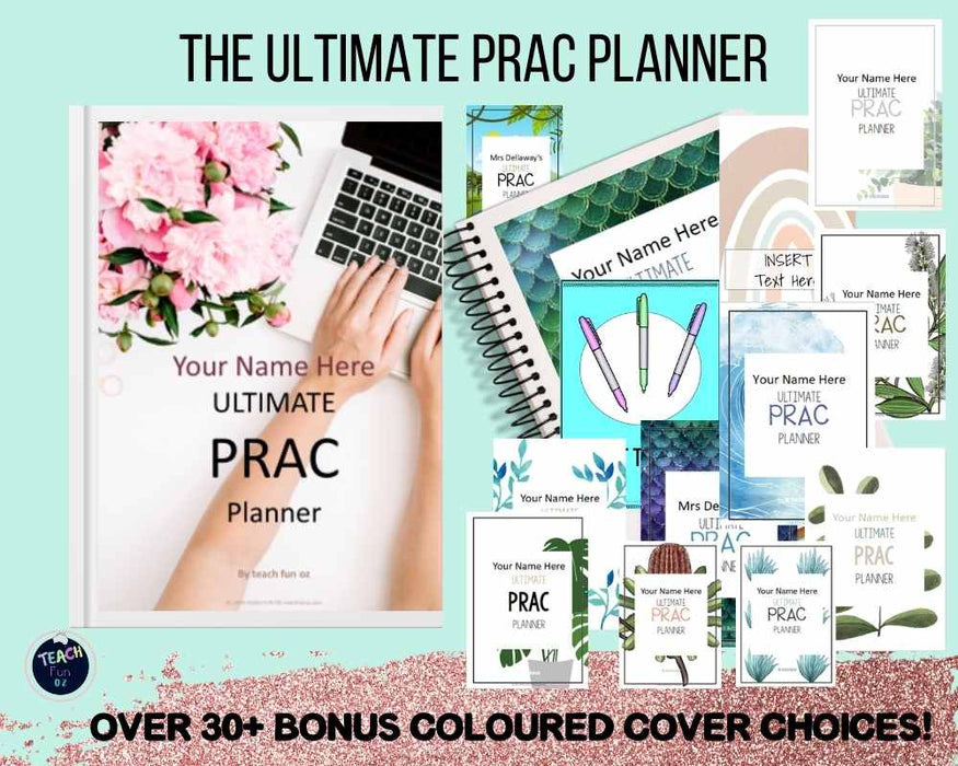 The Ultimate Prac Teacher Planner for pre service practicums printable - Australian based resources - Teach Fun Oz Resources