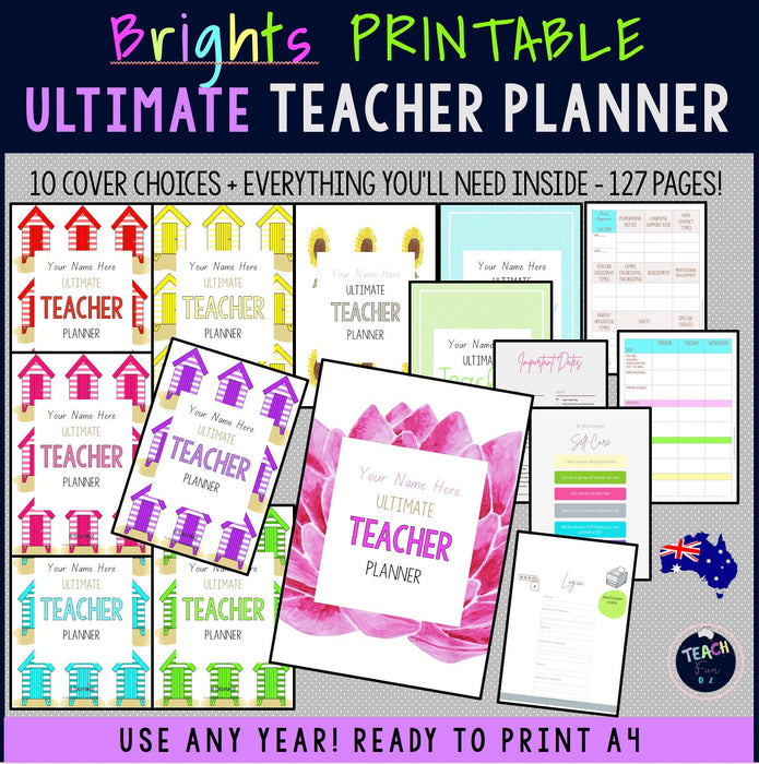 The Ultimate Teacher Planner by Teach Fun Oz - Australia Back to School 2022 - Teach Fun Oz Resources