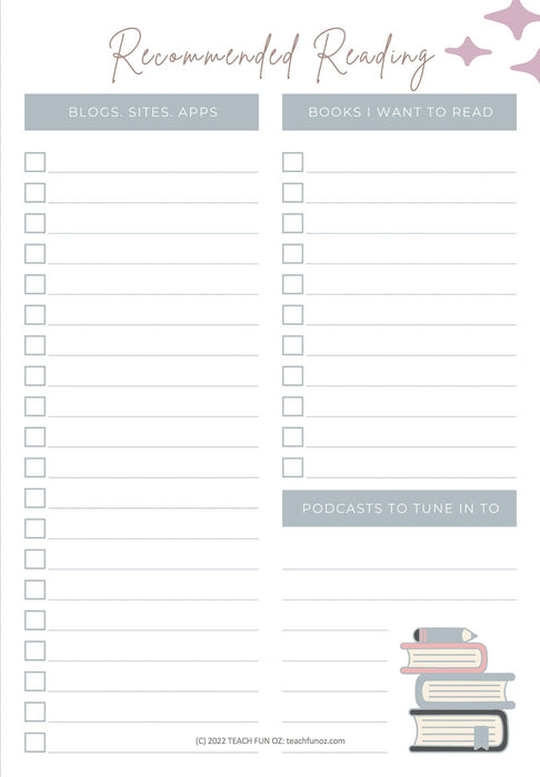 The Ultimate Teacher Planner by Teach Fun Oz - Australia Back to School 2022 - Teach Fun Oz Resources
