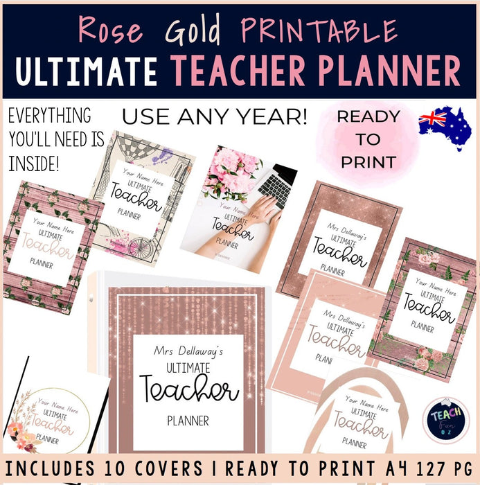 The Ultimate Teacher Planner by Teach Fun Oz - Australia Back to School 2022 - Teach Fun Oz Resources