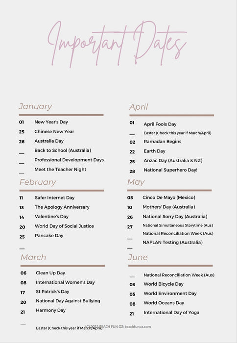 The Ultimate Teacher Planner by Teach Fun Oz - Australia Back to School 2022 - Teach Fun Oz Resources