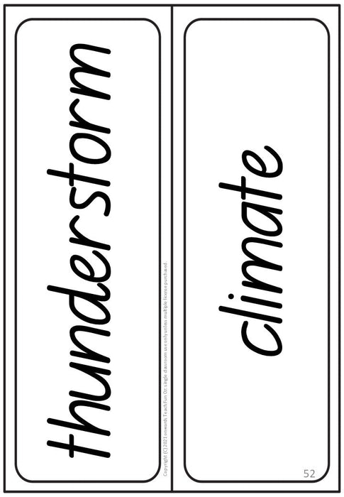 Weathering and Erosion Year 5 Science Weather Unit Australian Curriculum V 9.0 - Teach Fun Oz Resources