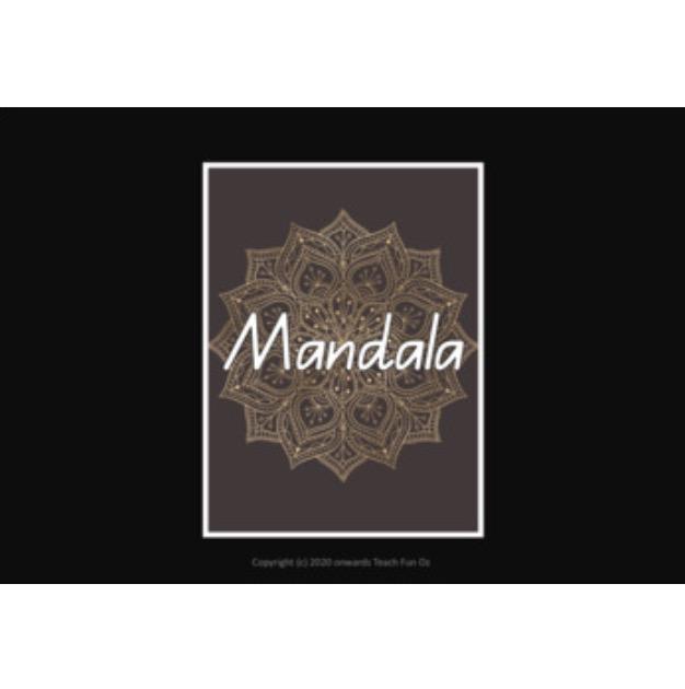 Zen Mandala Gold and Black Decor Theme 400 Pages MEGA Pack QLD Font Australian - Teach Fun Oz Resources