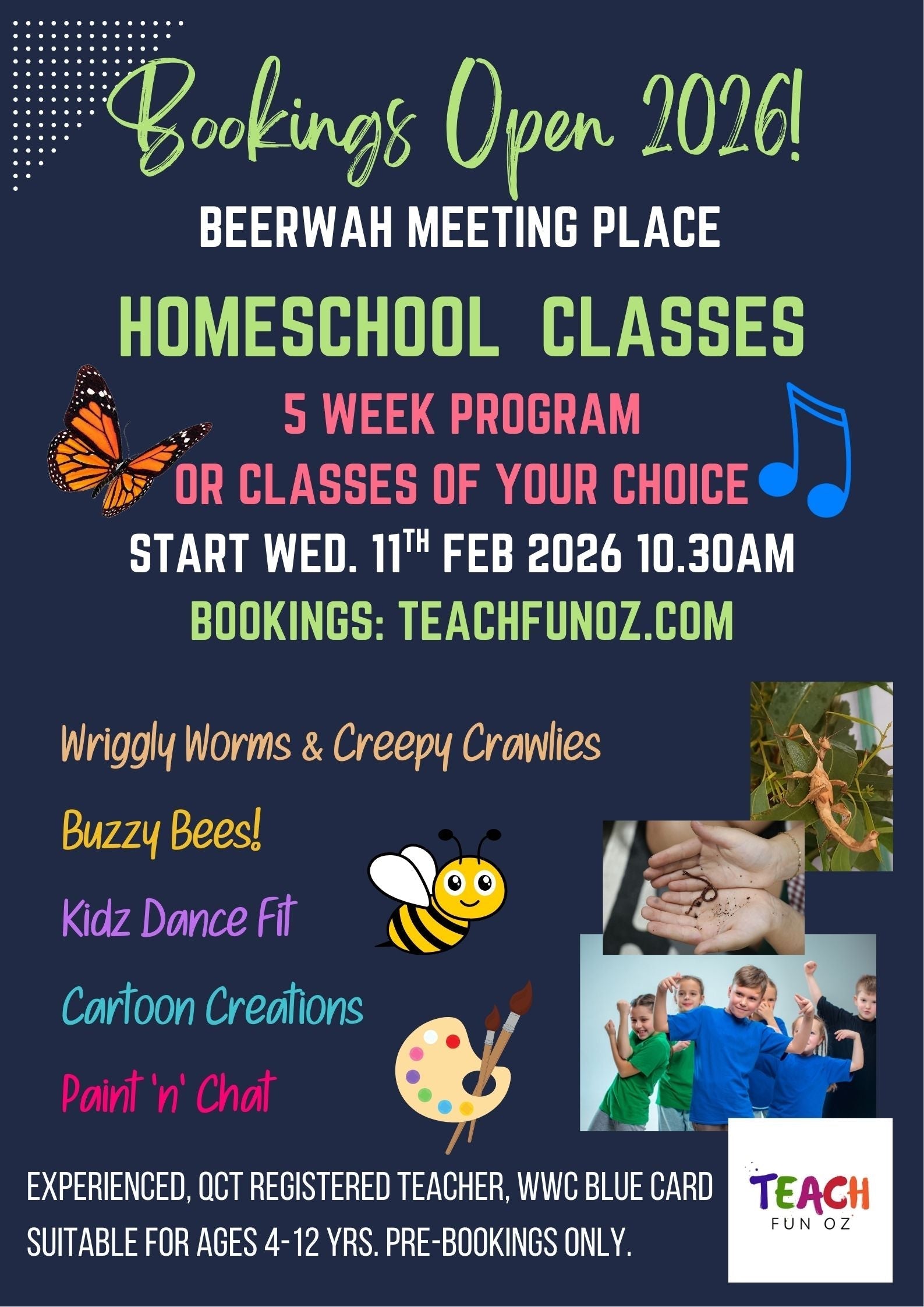 Homeschool classes Sunshine Coast Beerwah