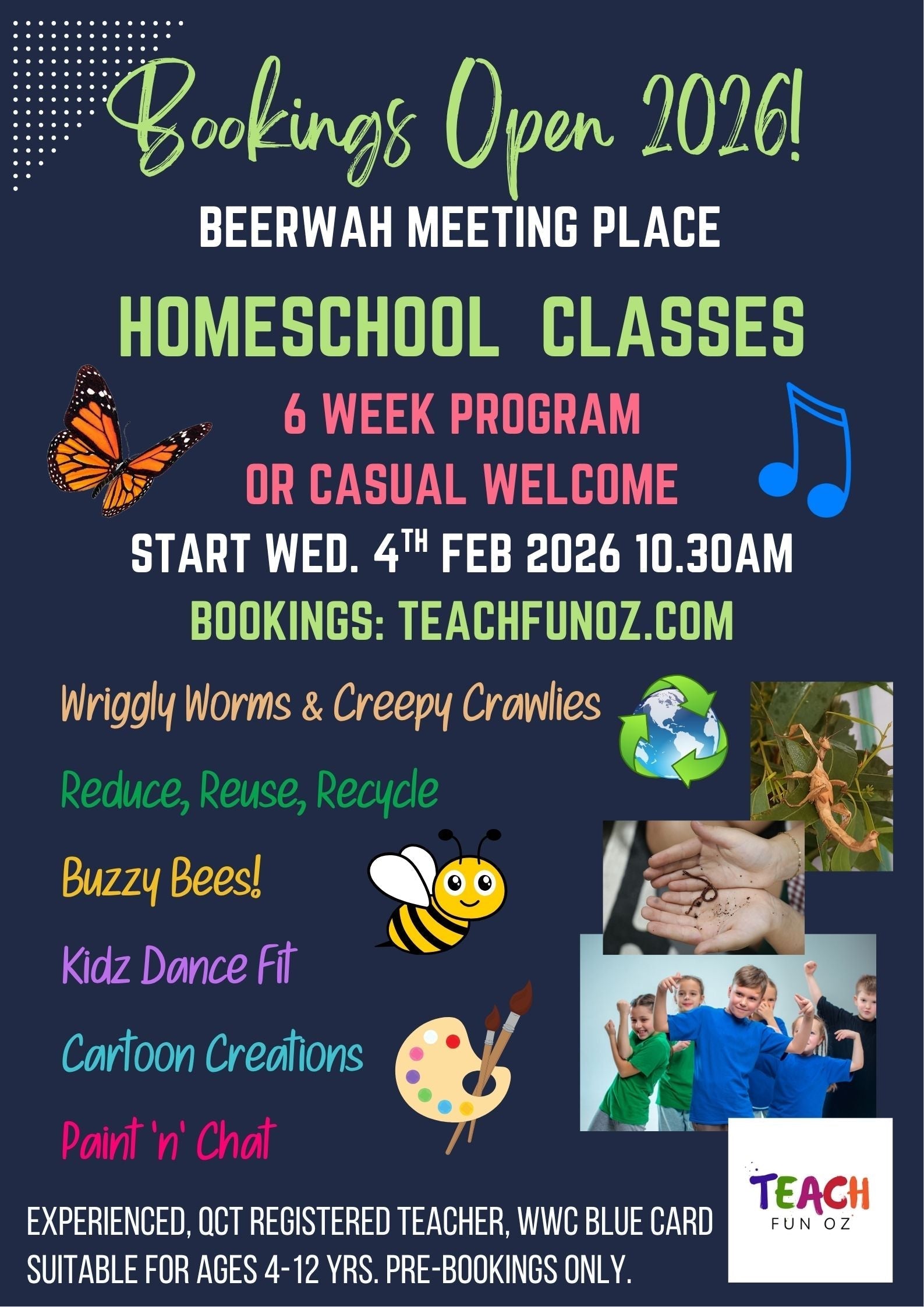 Homeschool classes Sunshine Coast Beerwah
