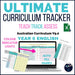 Australian Curriculum V9.0 Tracker Year 6 English - Teach Fun Oz Resources