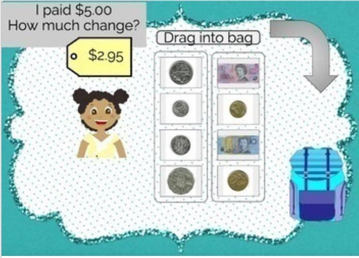 Australian Money Maths 44 Digital Task Cards Year 3 Grade 3 Boom Deck Online - Teach Fun Oz Resources