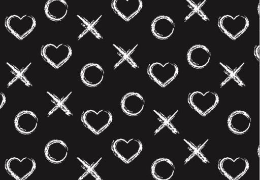Bambella Designs - Harness Strap Covers - Black Love XOXO - Teach Fun Oz Resources