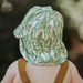 Bedhead Hats Bedhead Hat -Eucalyptus Print Legionnaire Back Flap Hat Baby Toddler sizes hat - Nest 2 Me Baby Carriers Australia