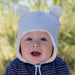 Bedhead Hats Bedhead Hats Fleecy Teddy Beanie - Baby Blue Marle - various sizes Baby Beanies - Nest 2 Me Baby Carriers Australia