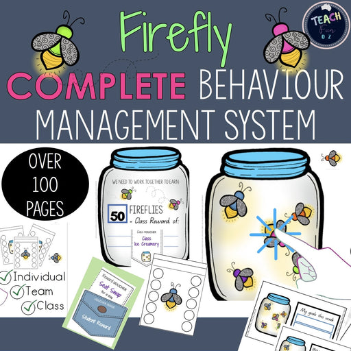 Behaviour Chart for Classroom Behavior Reward Chart Coupons Firefly System - Teach Fun Oz Resources