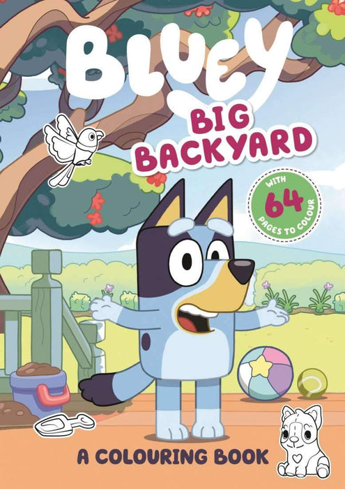 Bluey Colouring Book - Big Backyard - Teach Fun Oz Resources