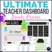 Bright Beach Houses- Ultimate Teacher Dashboard Editable Daily Agenda Slides and Timers - Teach Fun Oz Resources