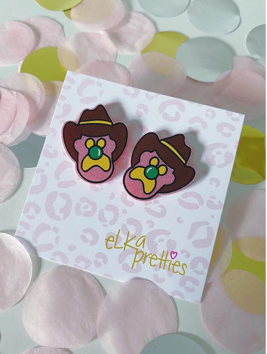 COMING SOON BoB Mega Stud Earrings - Elka Earrings - Teach Fun Oz Resources