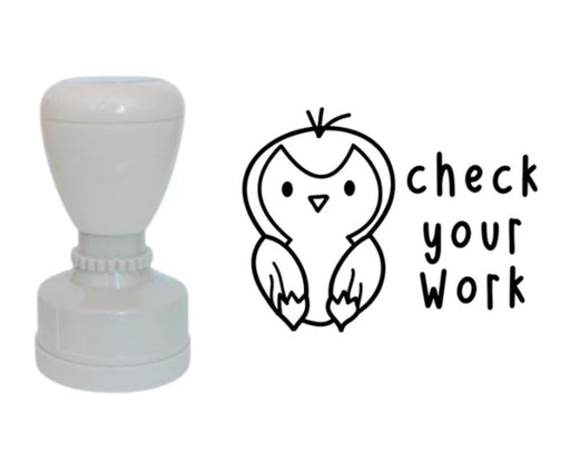 COMING SOON Check Your Work Owl Stamp - Teacherlatte - Teach Fun Oz Resources