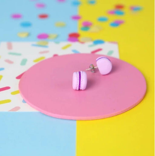 COMING SOON Purple Macaron Studs - Saturday Lollipop - Teach Fun Oz Resources