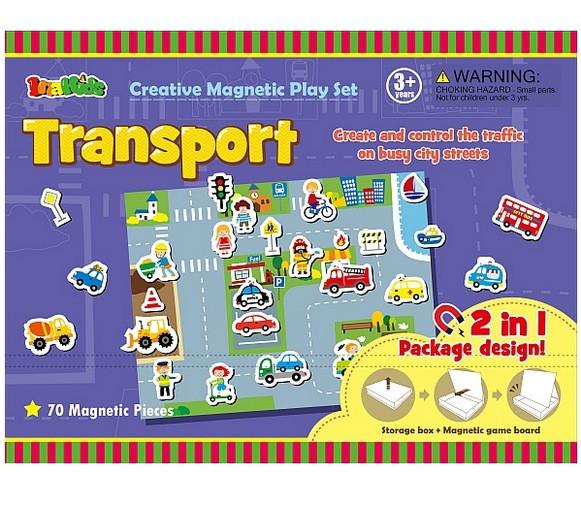 Creative Magnetic Play Set - Transport - Teach Fun Oz Resources