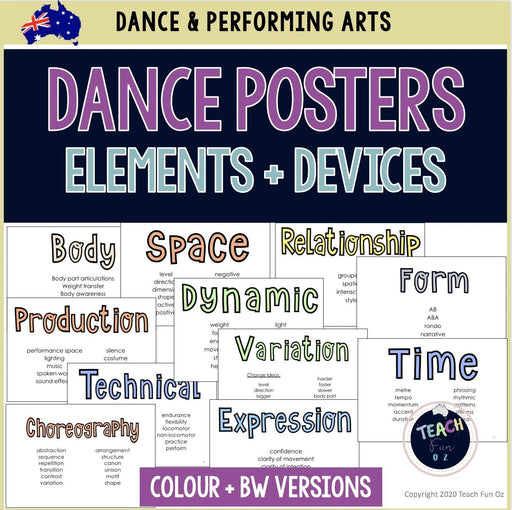 Dance Bundle - Dance Teacher Get Started Kit - Teach Fun Oz Resources