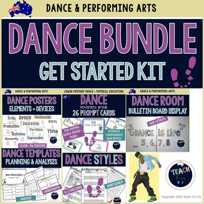 Dance Bundle - Dance Teacher Get Started Kit - Teach Fun Oz Resources